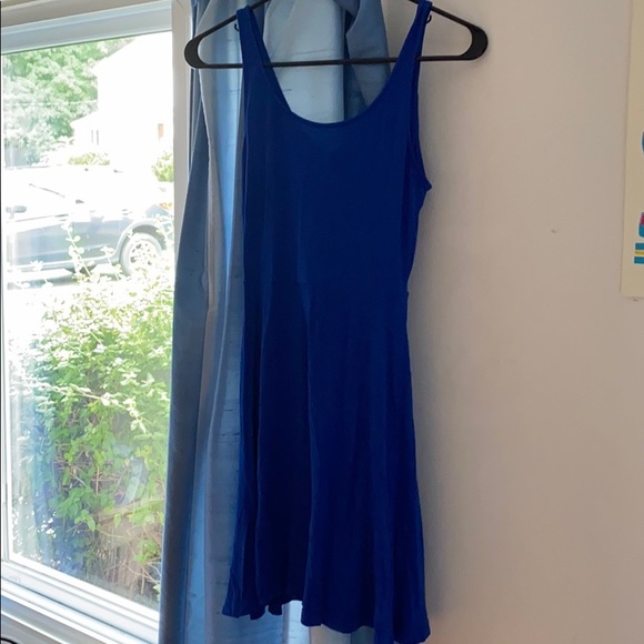 Express blue basic dress - Picture 2 of 3